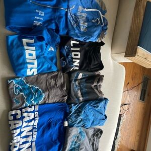 Detroit Lions bundle of shirts in good condition